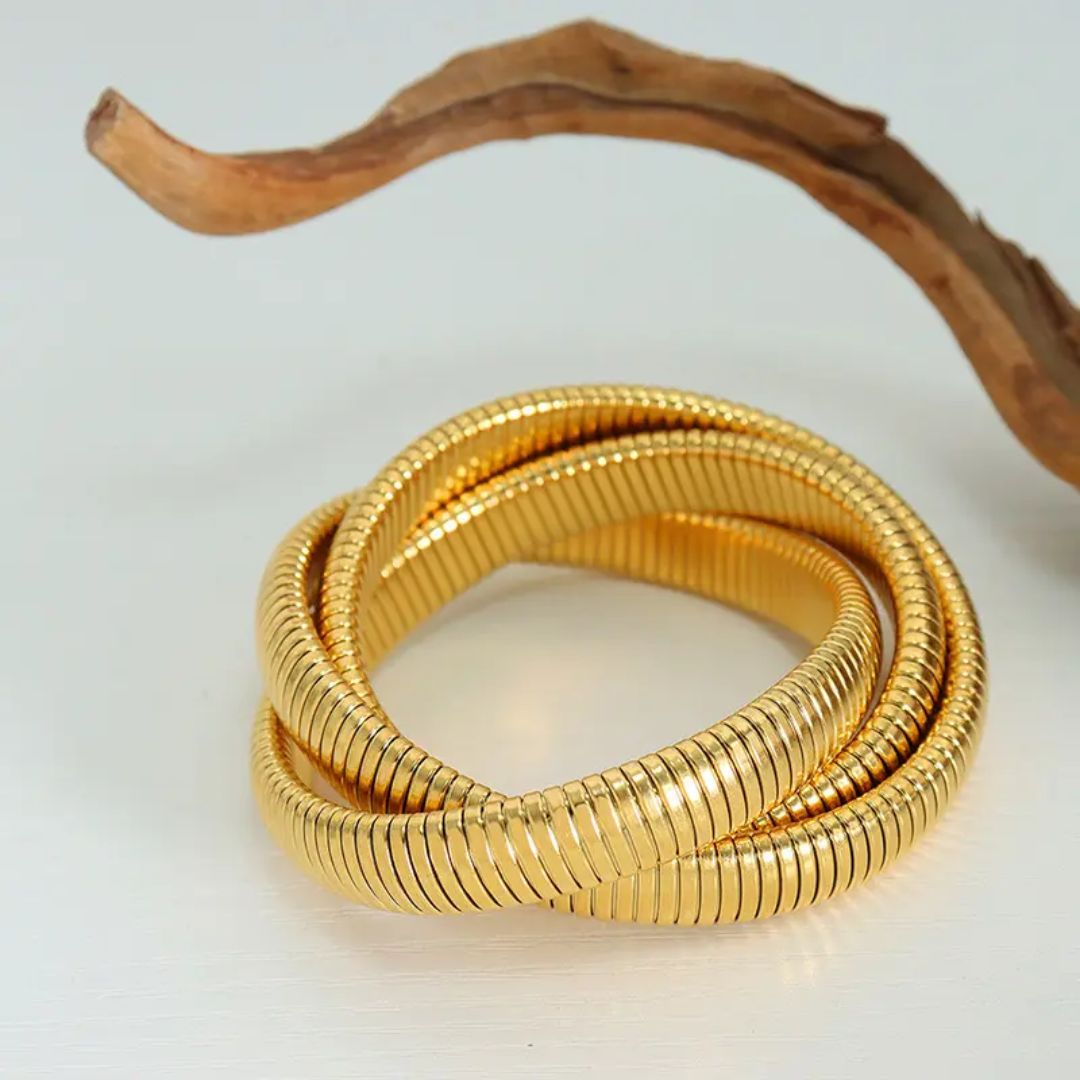 Golden Coil Bracelet