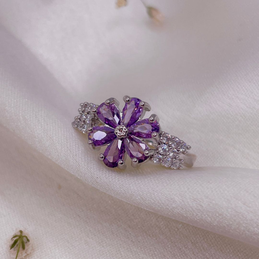 Lavender Bloom Ring