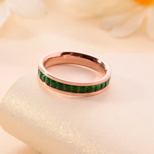 Rose Gold Gem Ring