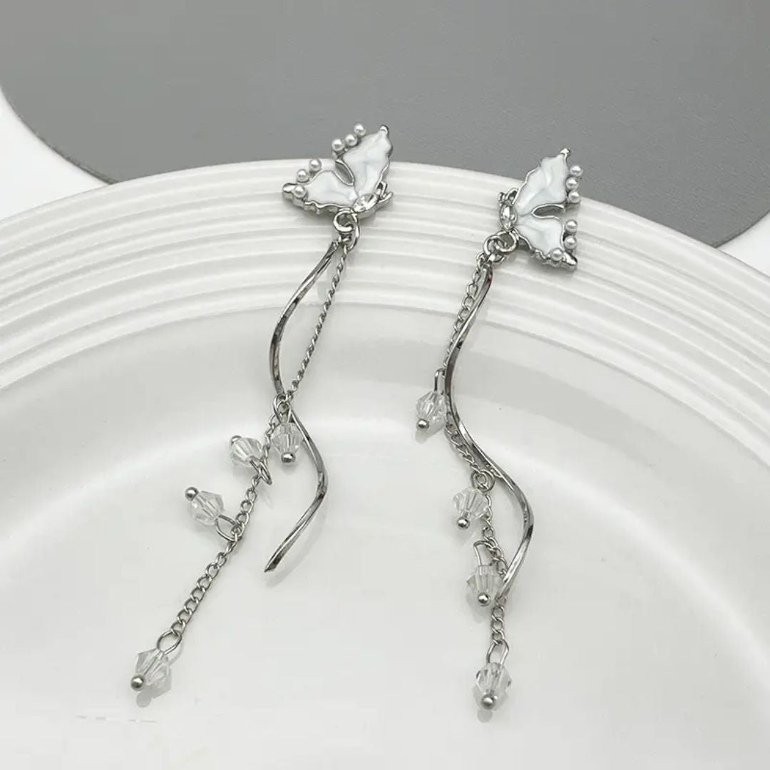Butterfly Tassel Earrings