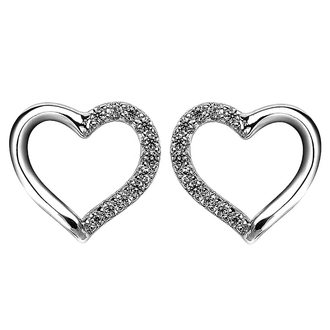 Heart Stud Earrings