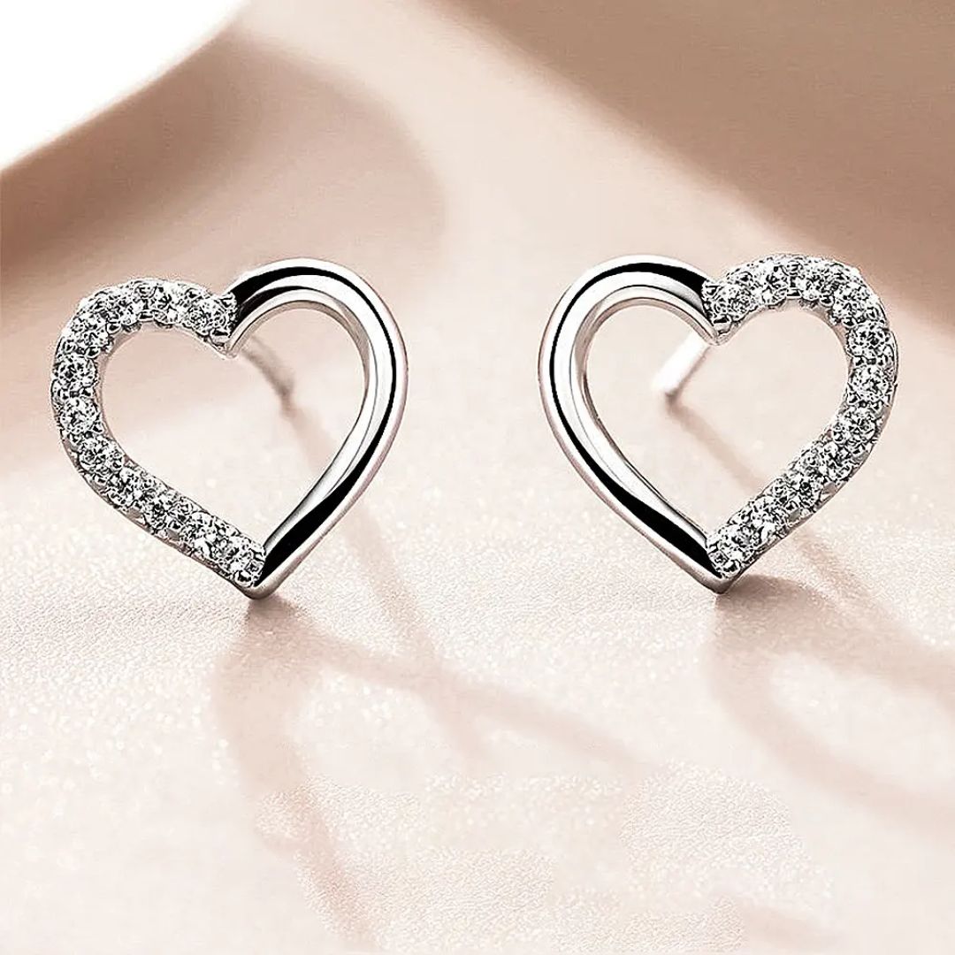 Heart Stud Earrings