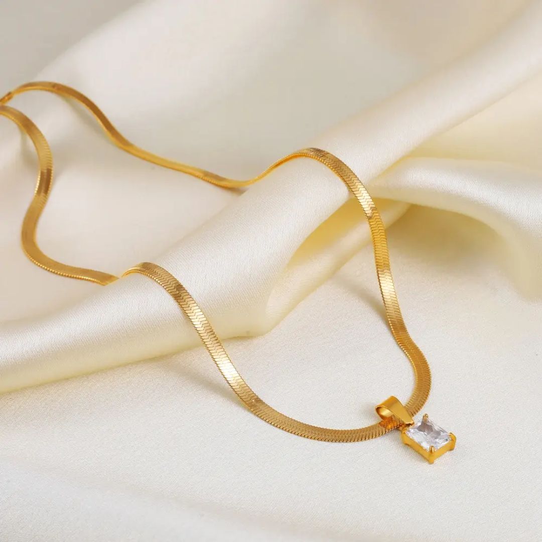 Lush Aura Gemline Necklace