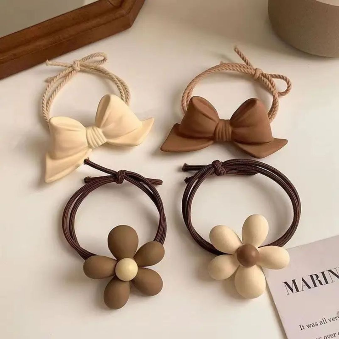 Bowknot Hair Ties (pack of 7)