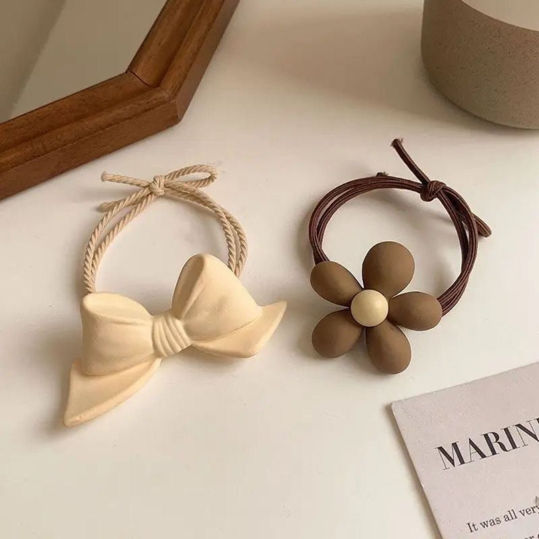 Bowknot Hair Ties (pack of 7)