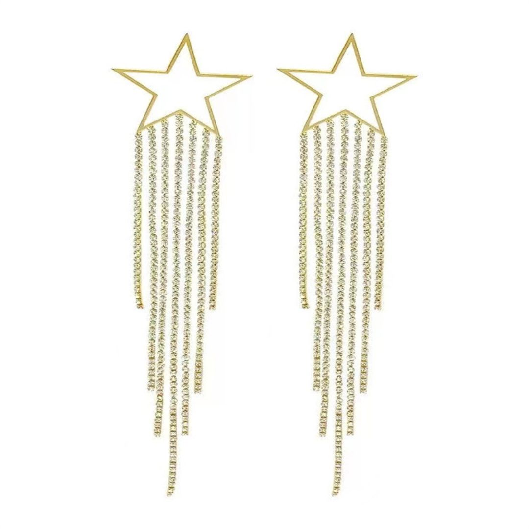 Star Long Chain Earring