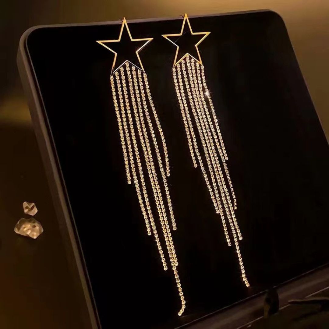 Star Long Chain Earring