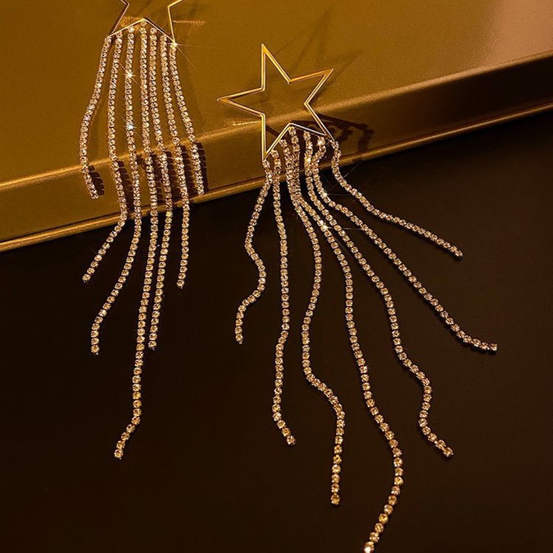 Star Long Chain Earring