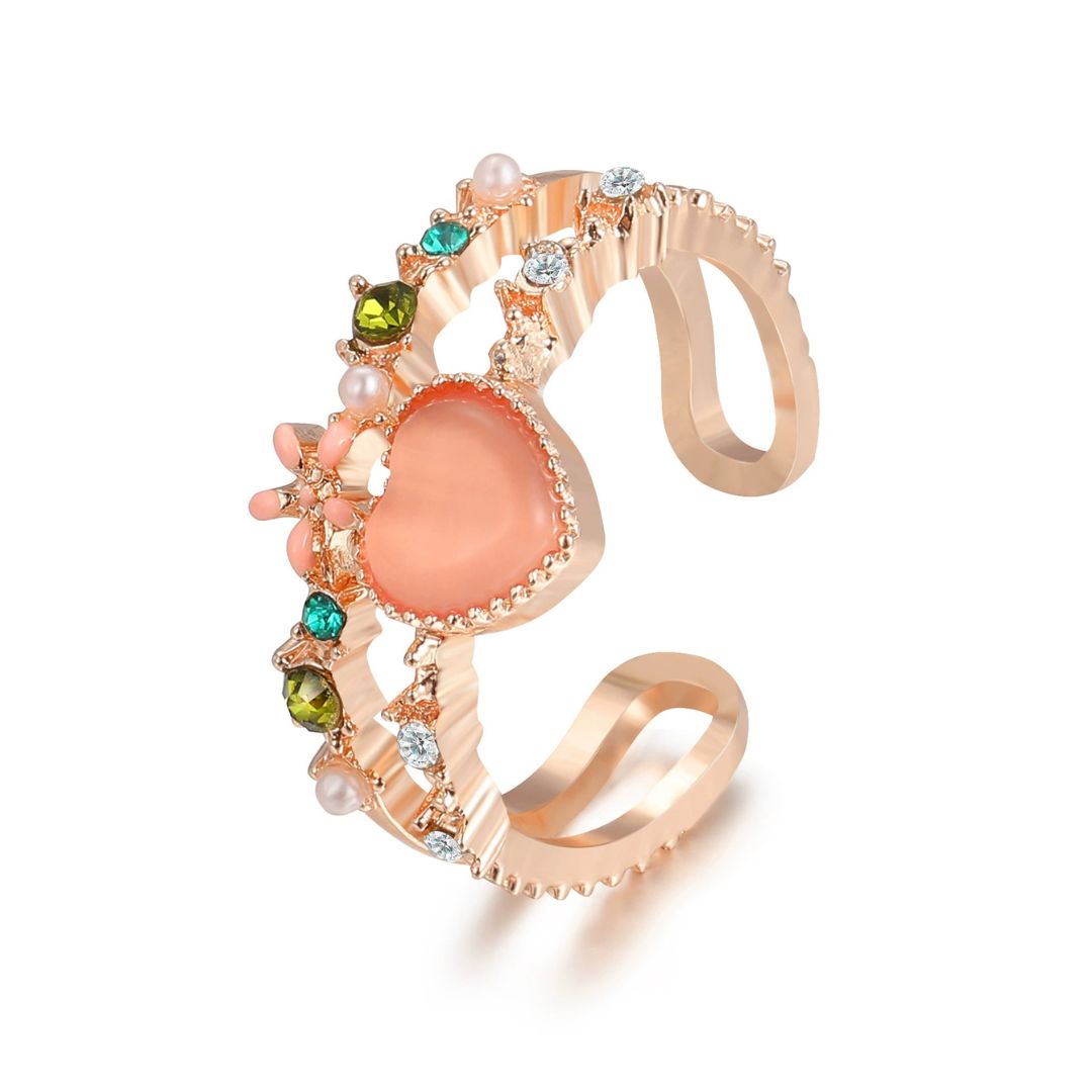 Heart Blossom Ring