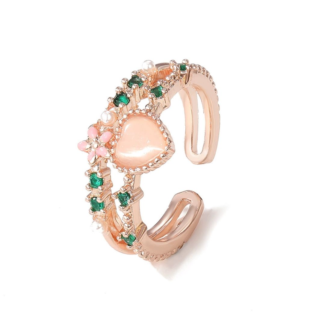 Heart Blossom Ring
