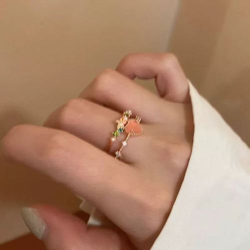 Heart Blossom Ring