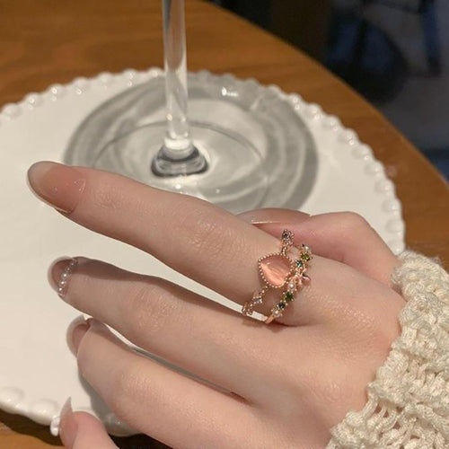 Heart Blossom Ring