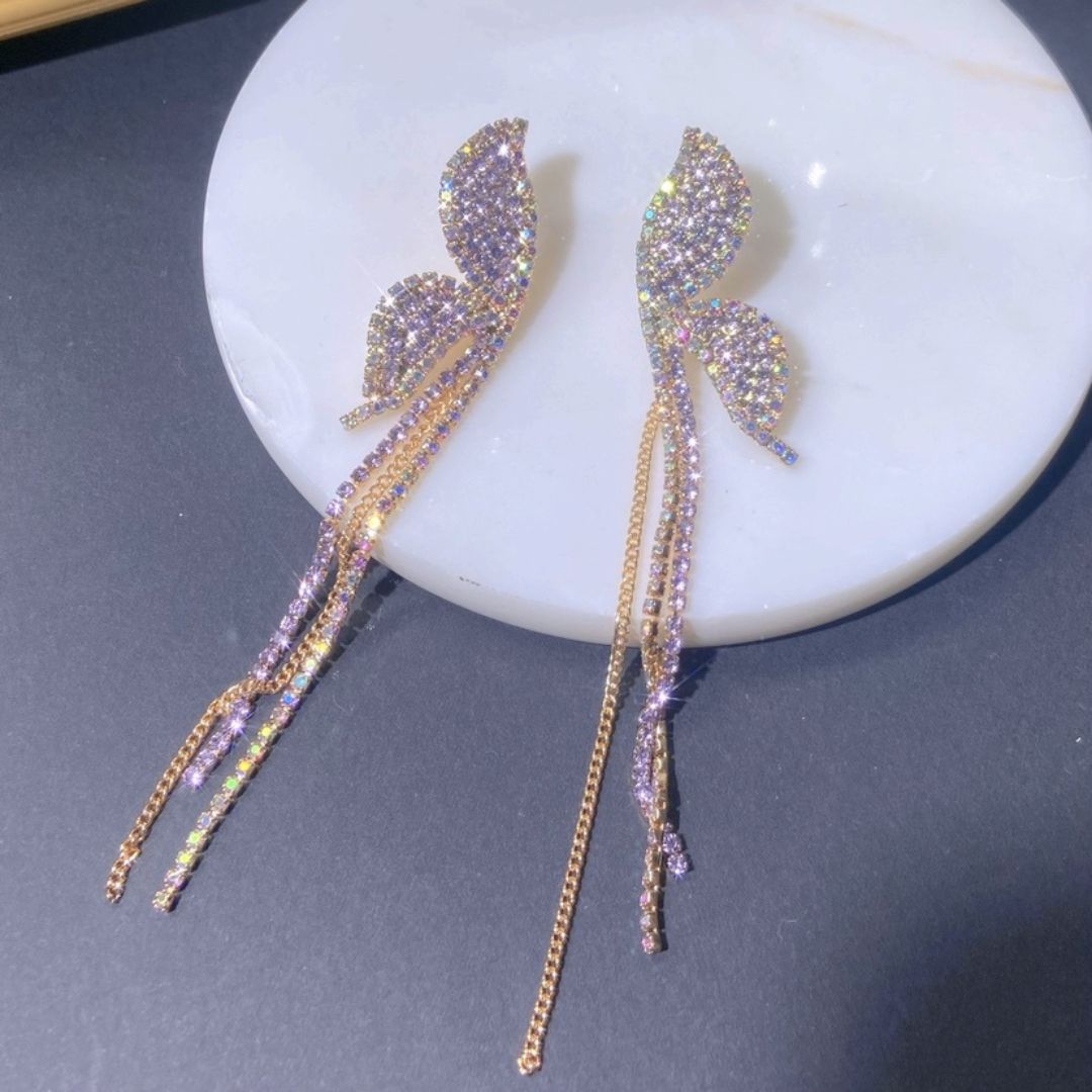 Butterfly Tassel Earrings