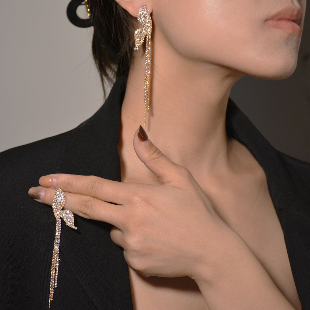 Butterfly Tassel Earrings