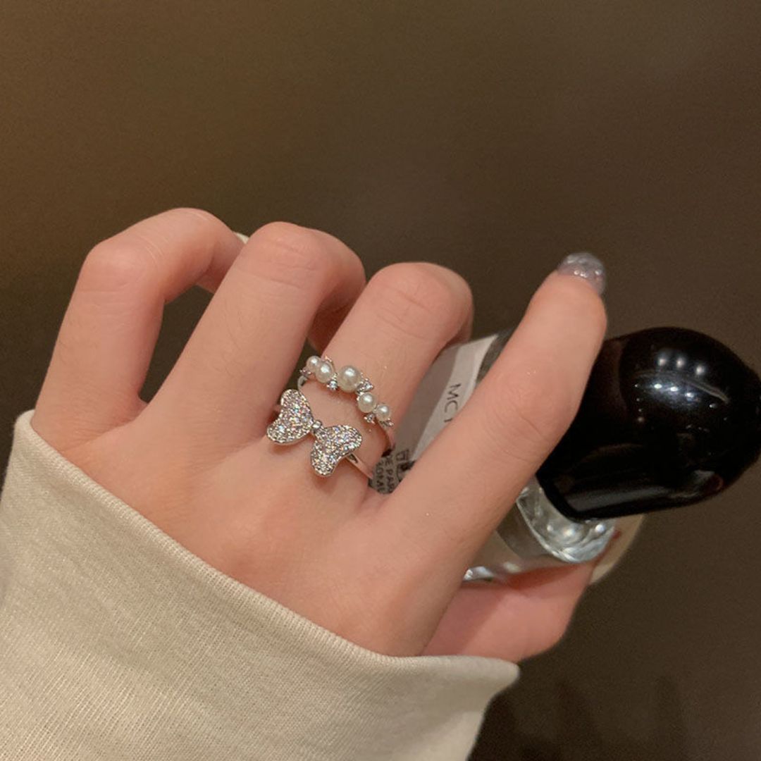 Butterfly Pearl Ring