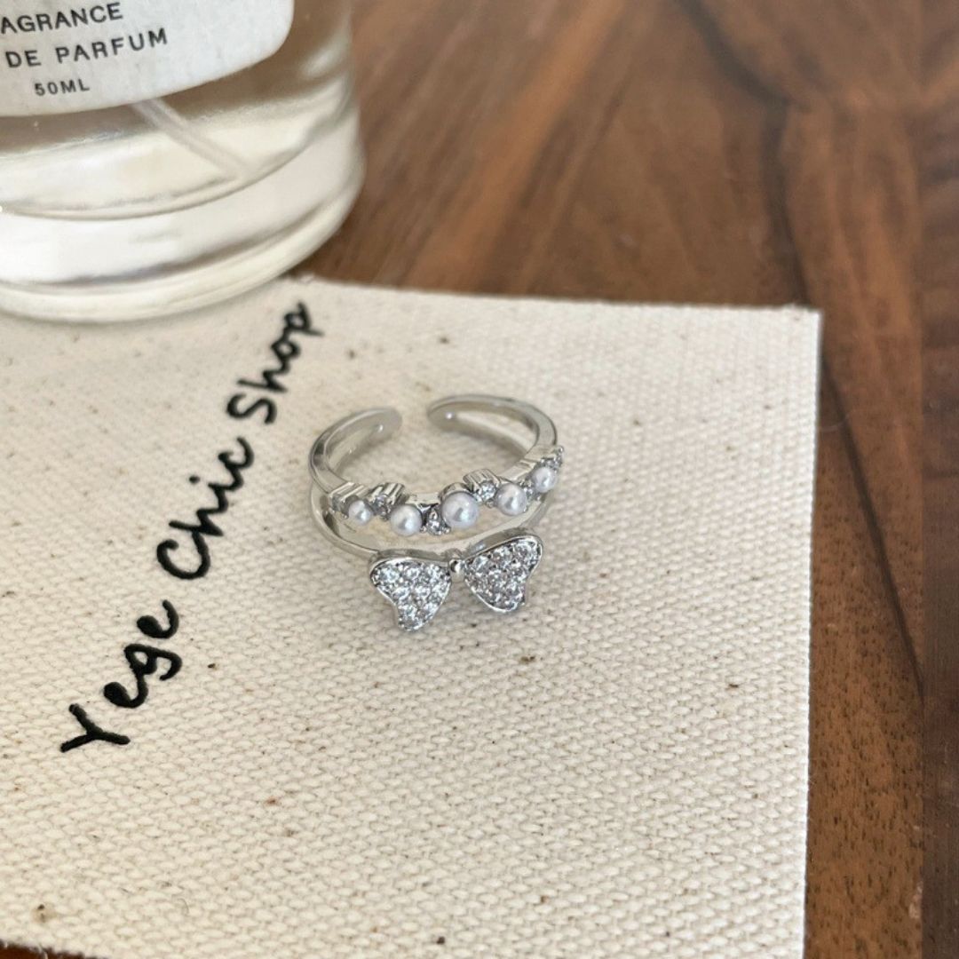 Butterfly Pearl Ring
