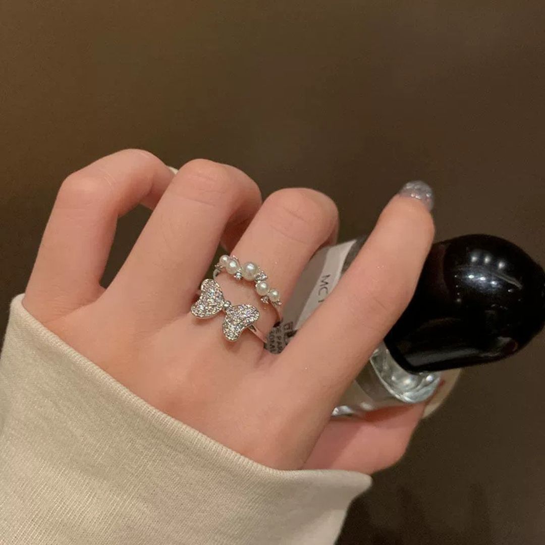 Butterfly Pearl Ring