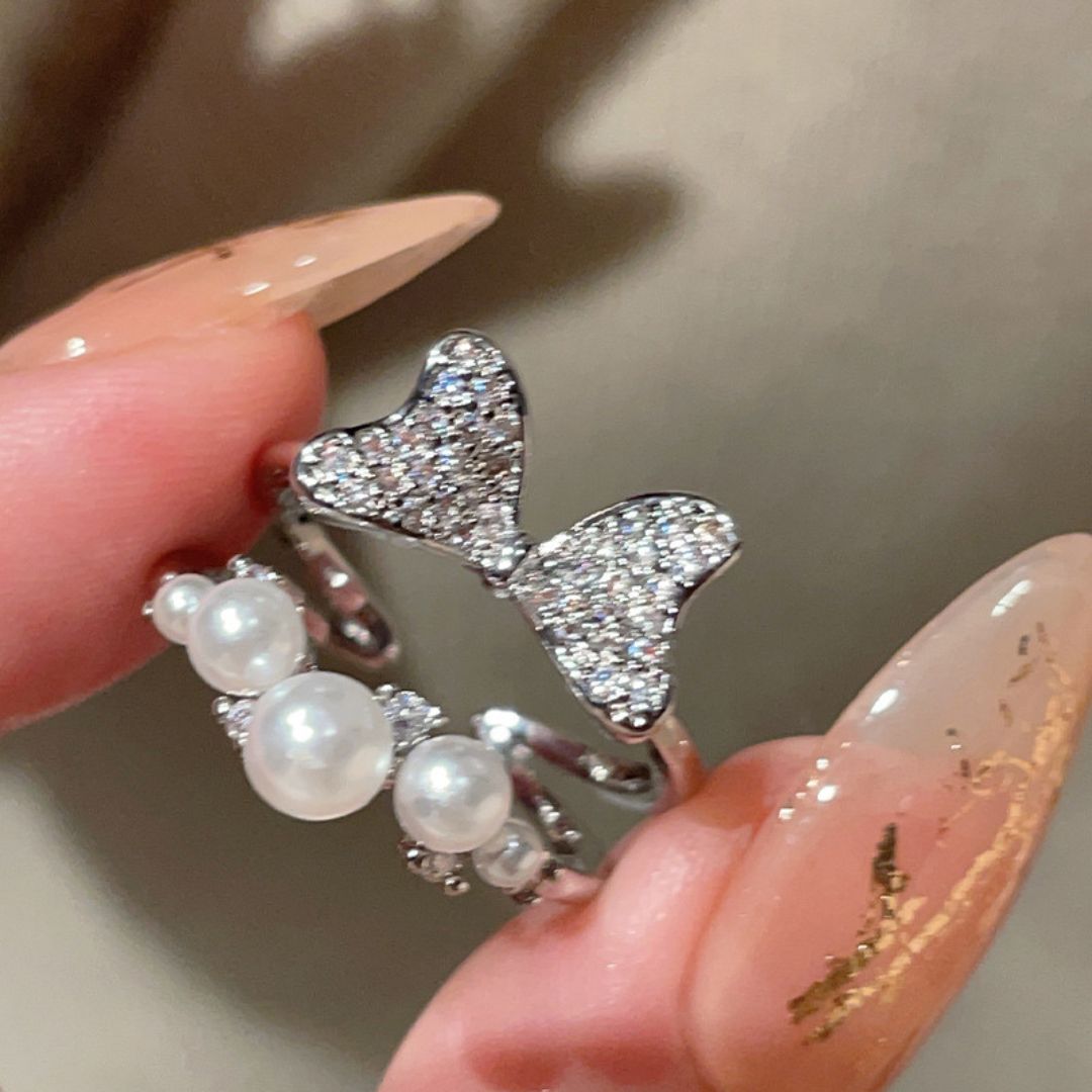 Butterfly Pearl Ring