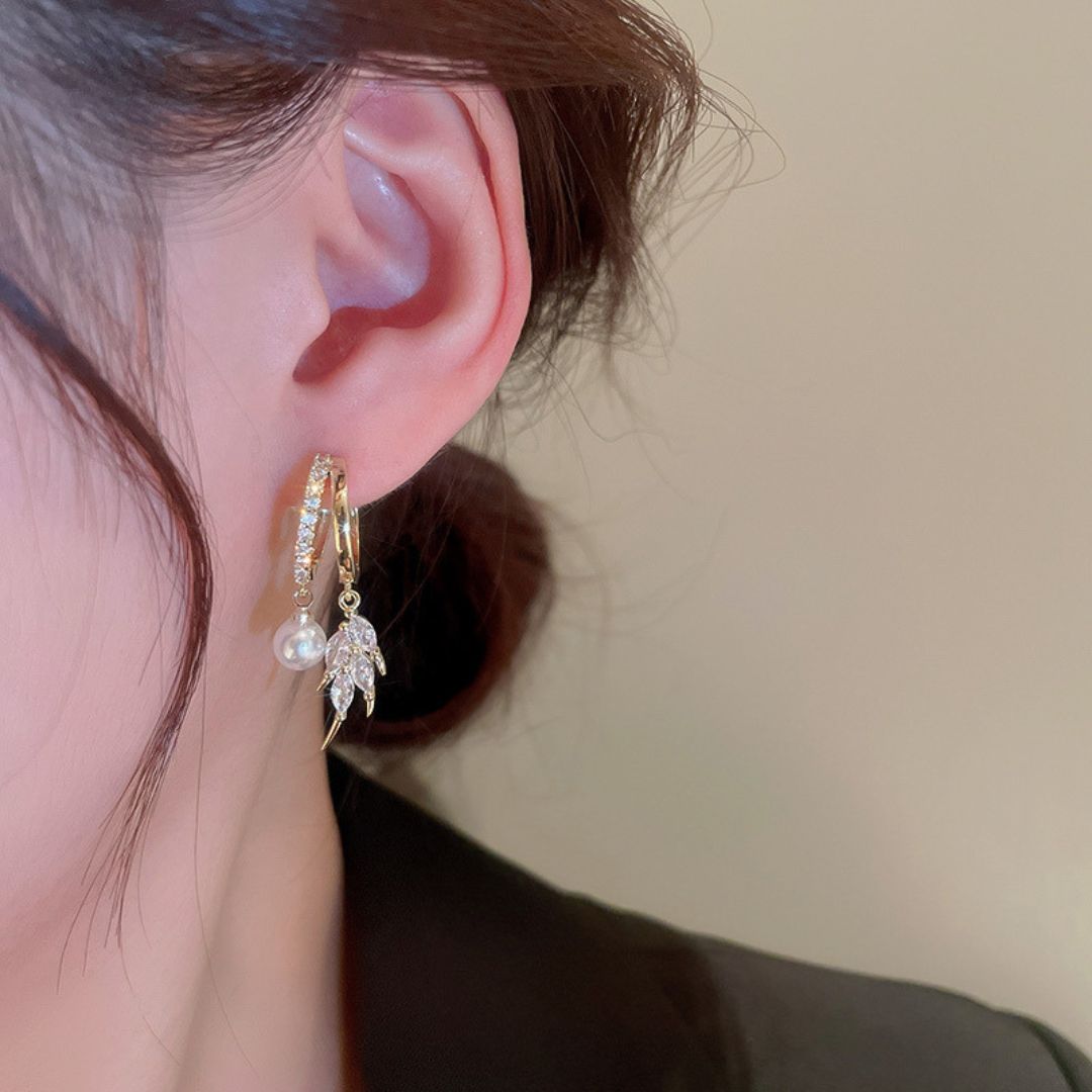Dainty Pearl Drop Earrings