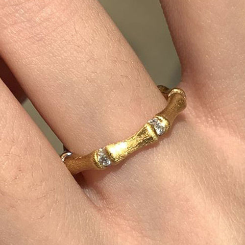 Bamboo Circle Ring