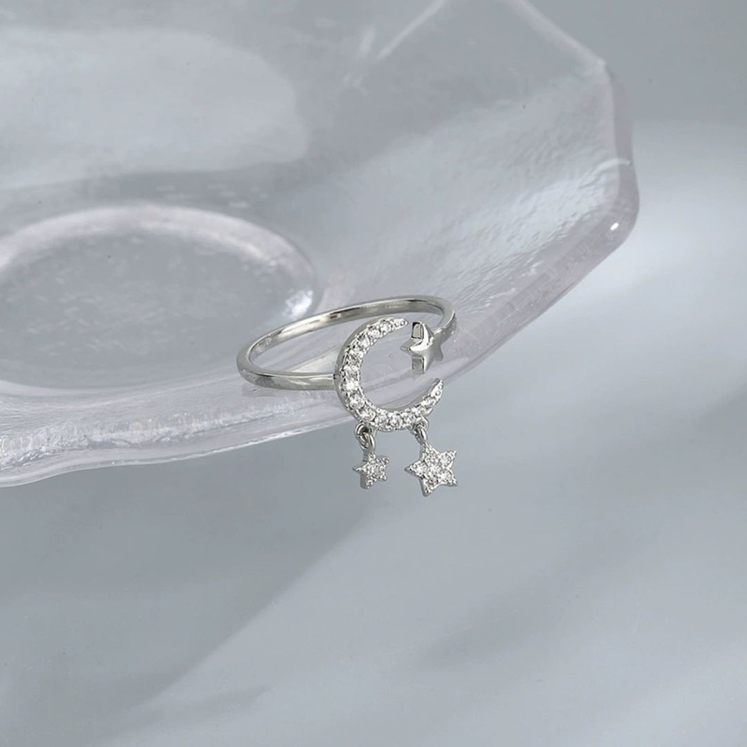 Moon and Star Dream Ring