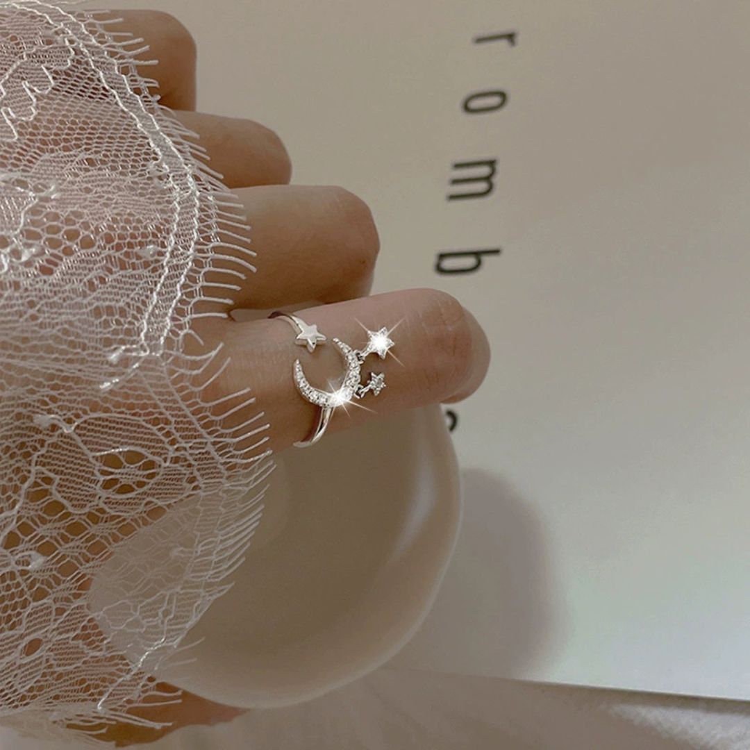 Moon and Star Dream Ring