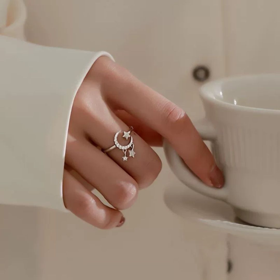 Moon and Star Dream Ring