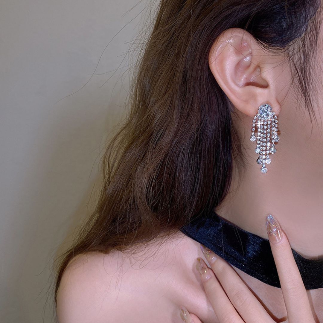 Crystal Dangling Earring