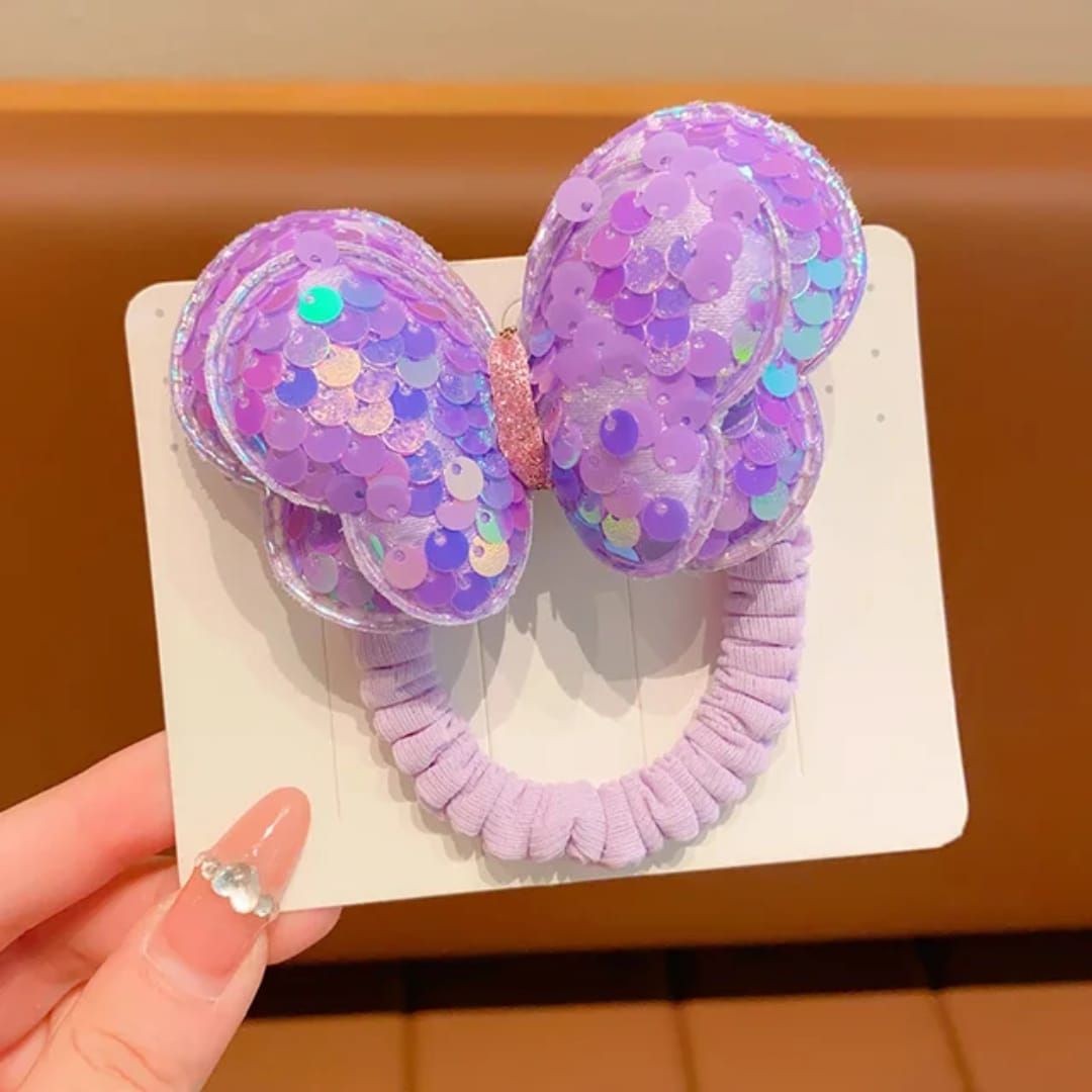 Sparkle Butterfly Hair Tie