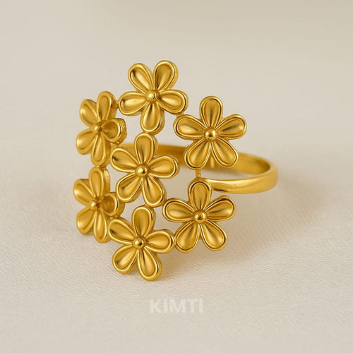 Golden Bloom Ring