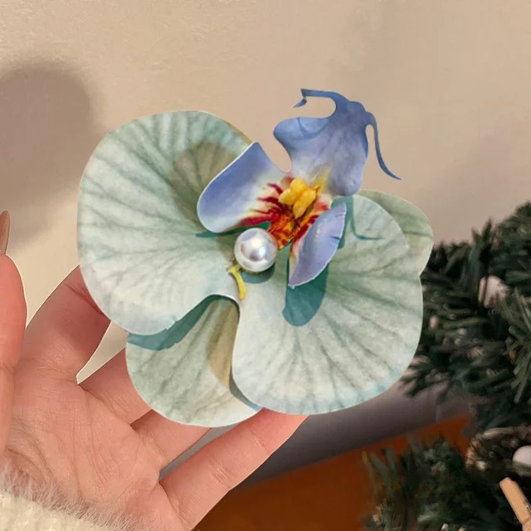 Elegant Orchid Hair Clip