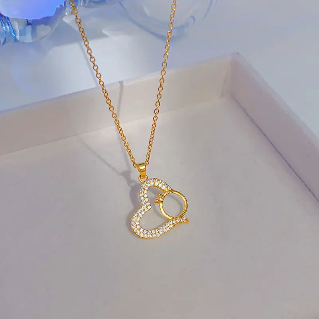 Heart Infintity Promise Necklace