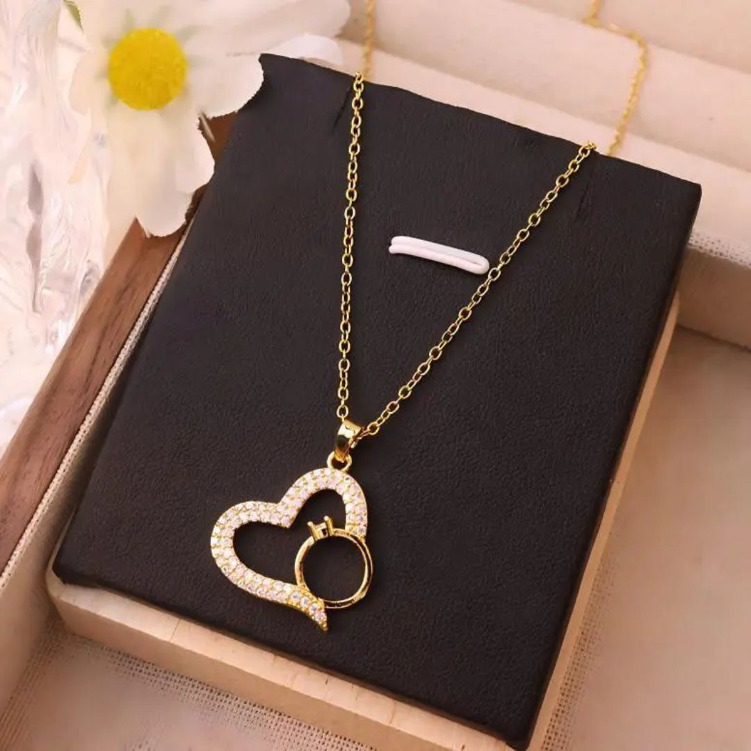 Heart Infintity Promise Necklace