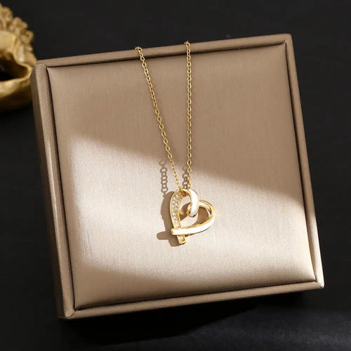 Twined Hearts Necklace