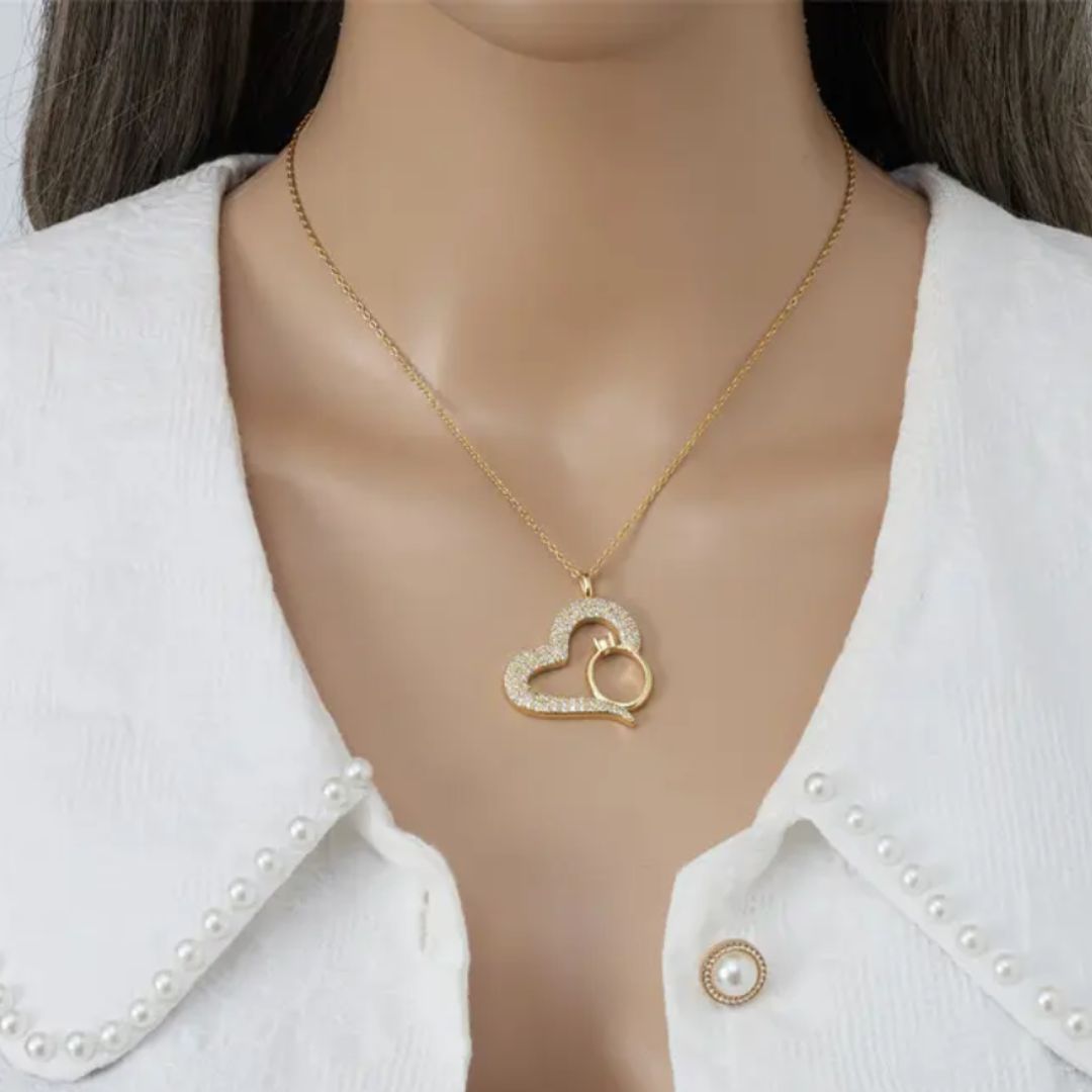 Heart Infintity Promise Necklace