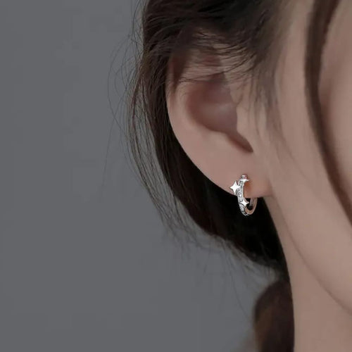 Starry Night Huggie Hoops Earring