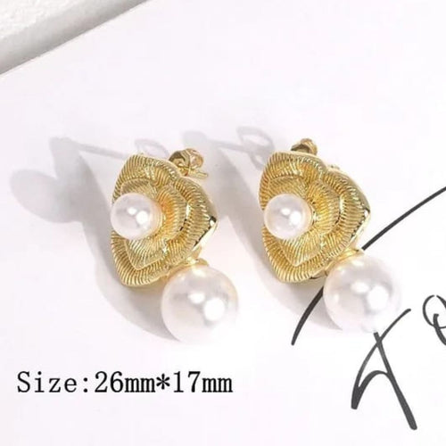 Elegant Blossom Dangles Earring