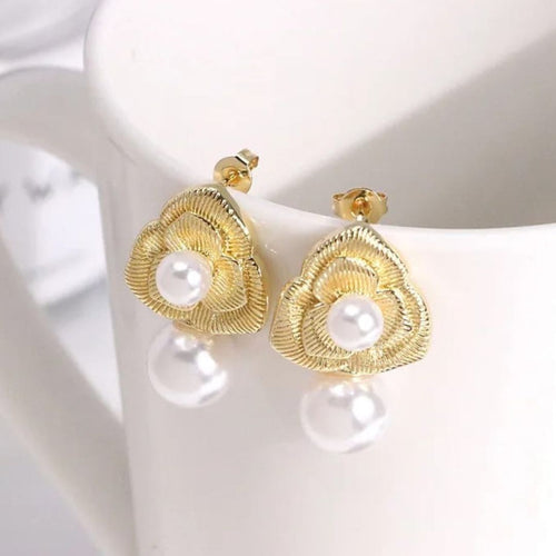 Elegant Blossom Dangles Earring