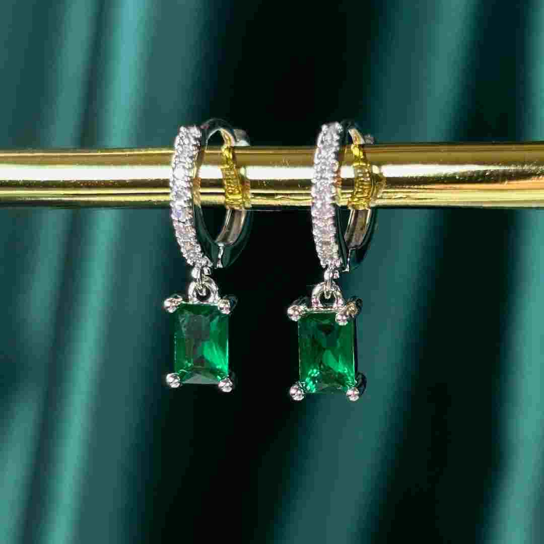 Emerald Isle Hoops Earring