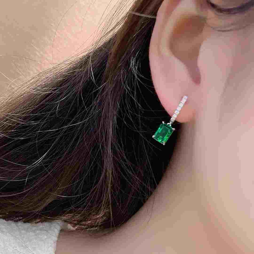 Emerald Isle Hoops Earring