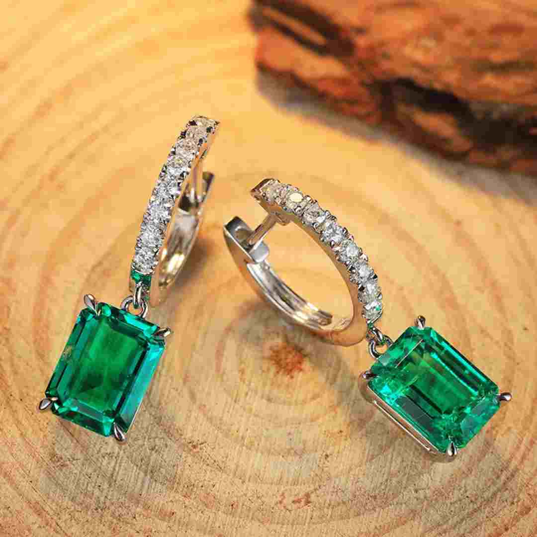 Emerald Isle Hoops Earring