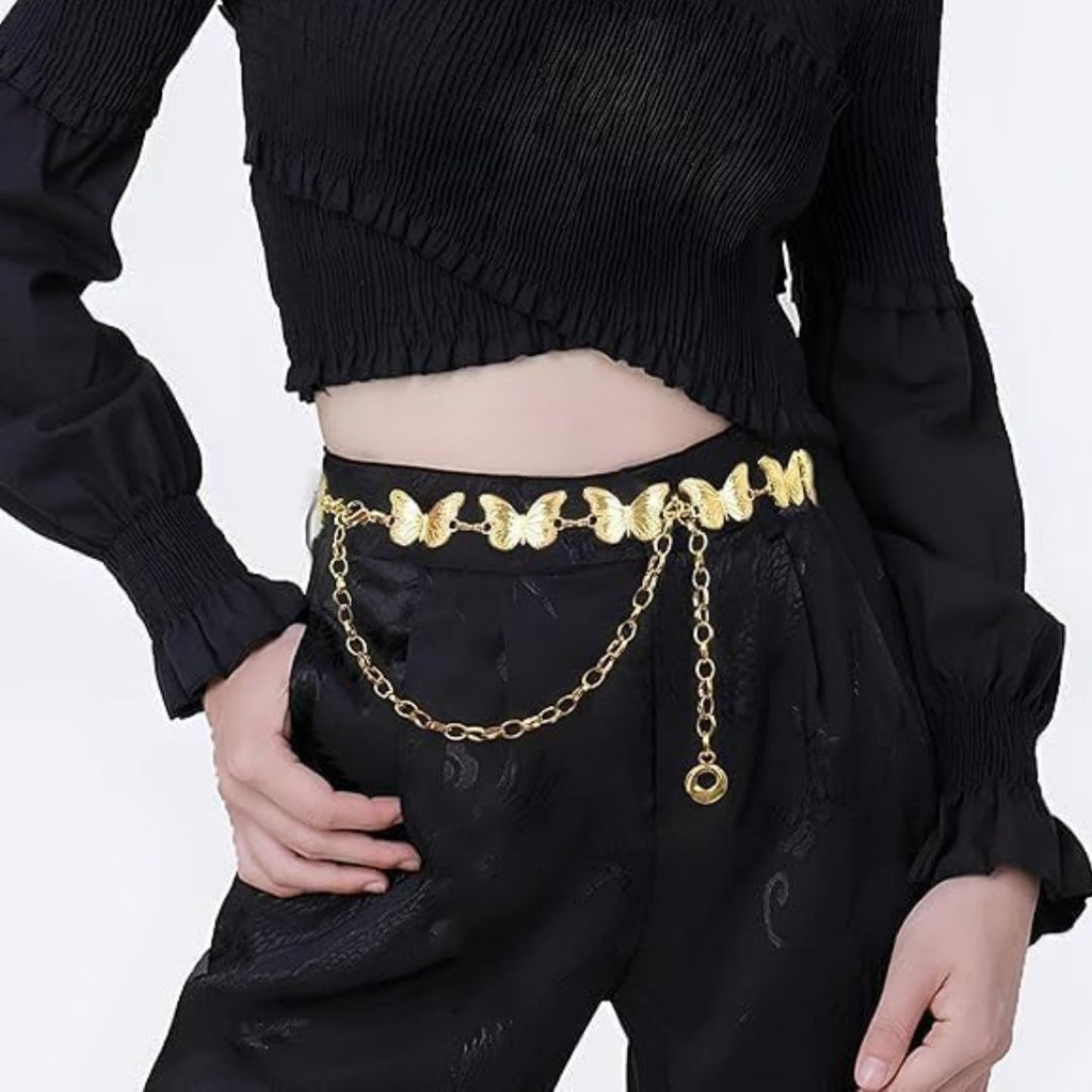 Butterfly Belly Waist Chain Belt display picture 2