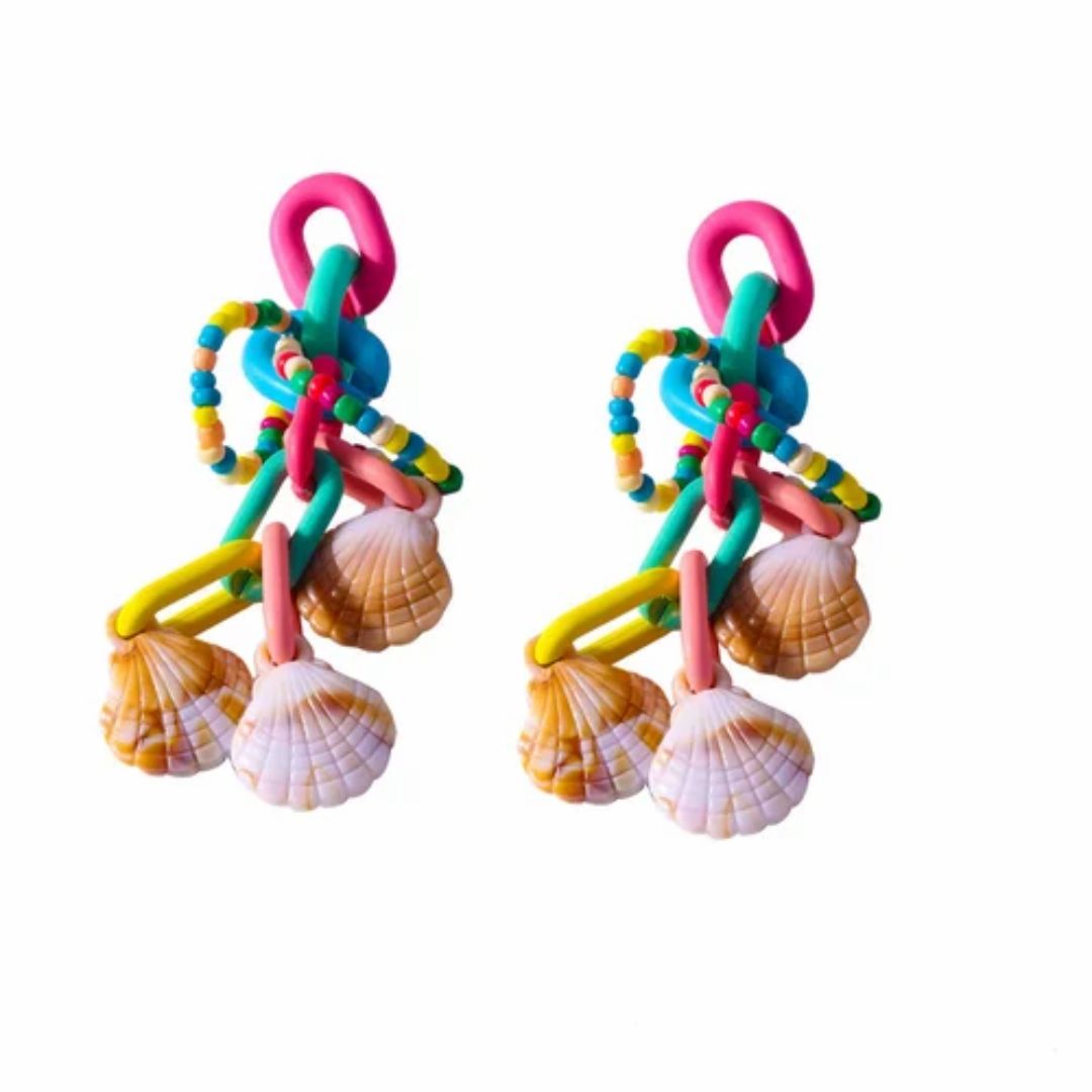 Seashell Symphony Drops Earring
