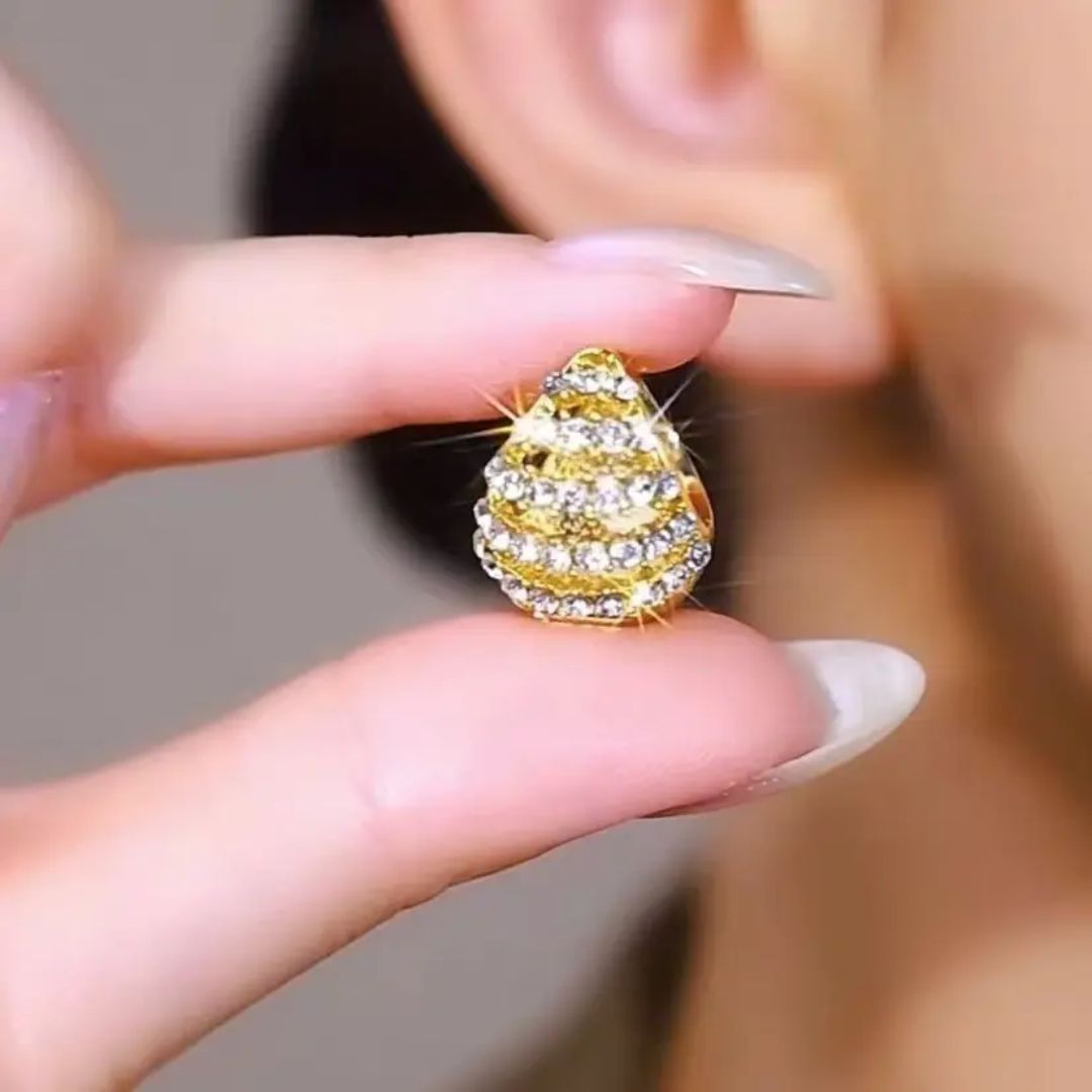 Royal Bloom Hoops Earring