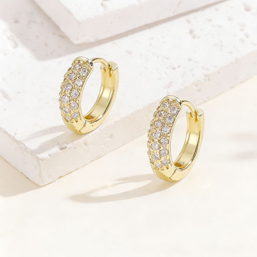 Stellar Shine Hoops Earring