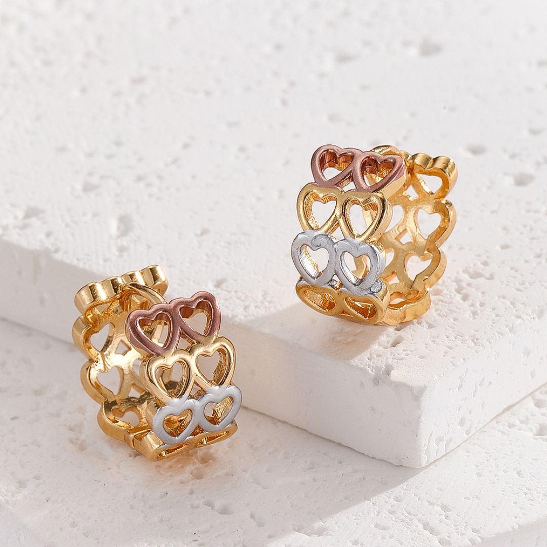 Eternity Heartlets Hoops Earring