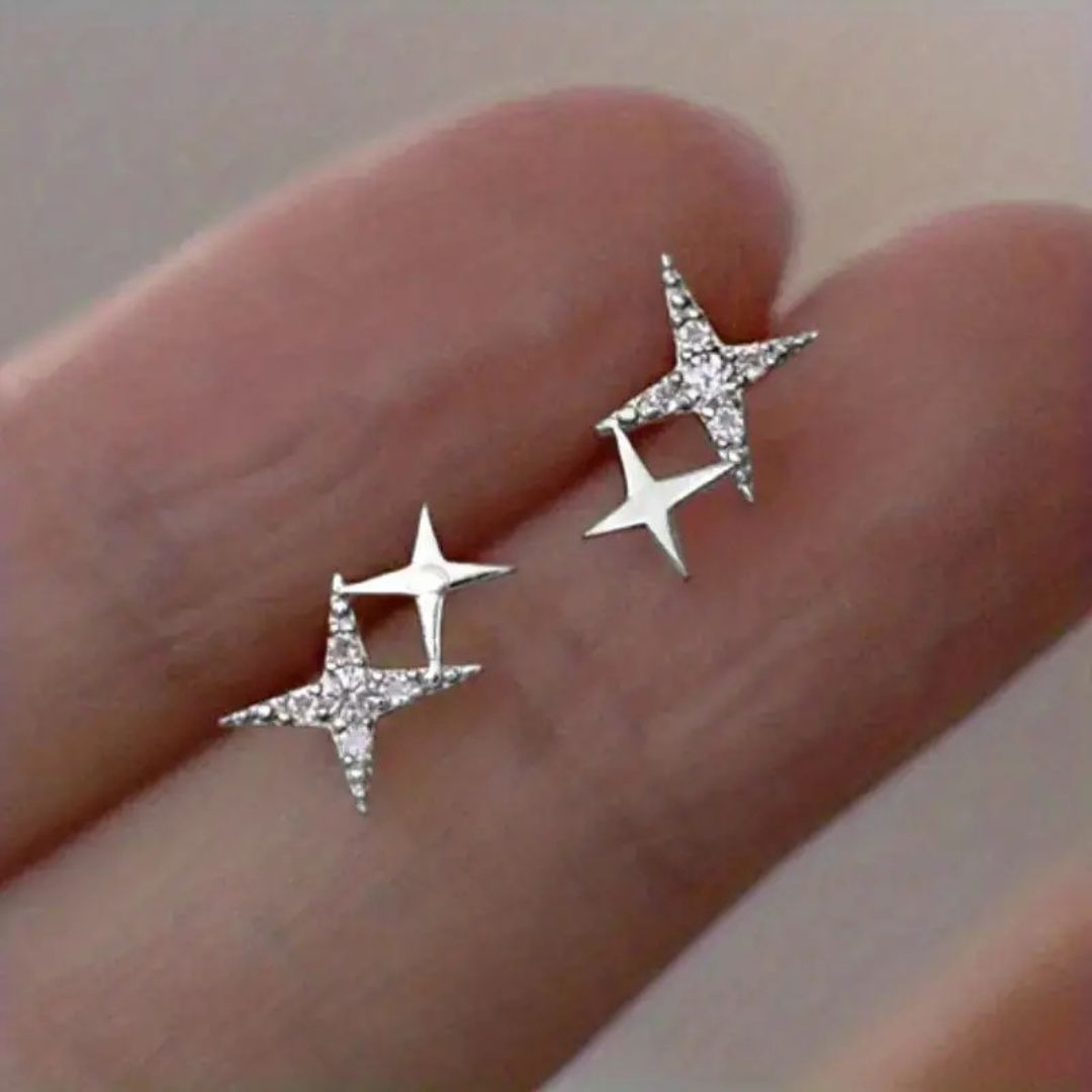 Celestial Duo Studs Earring