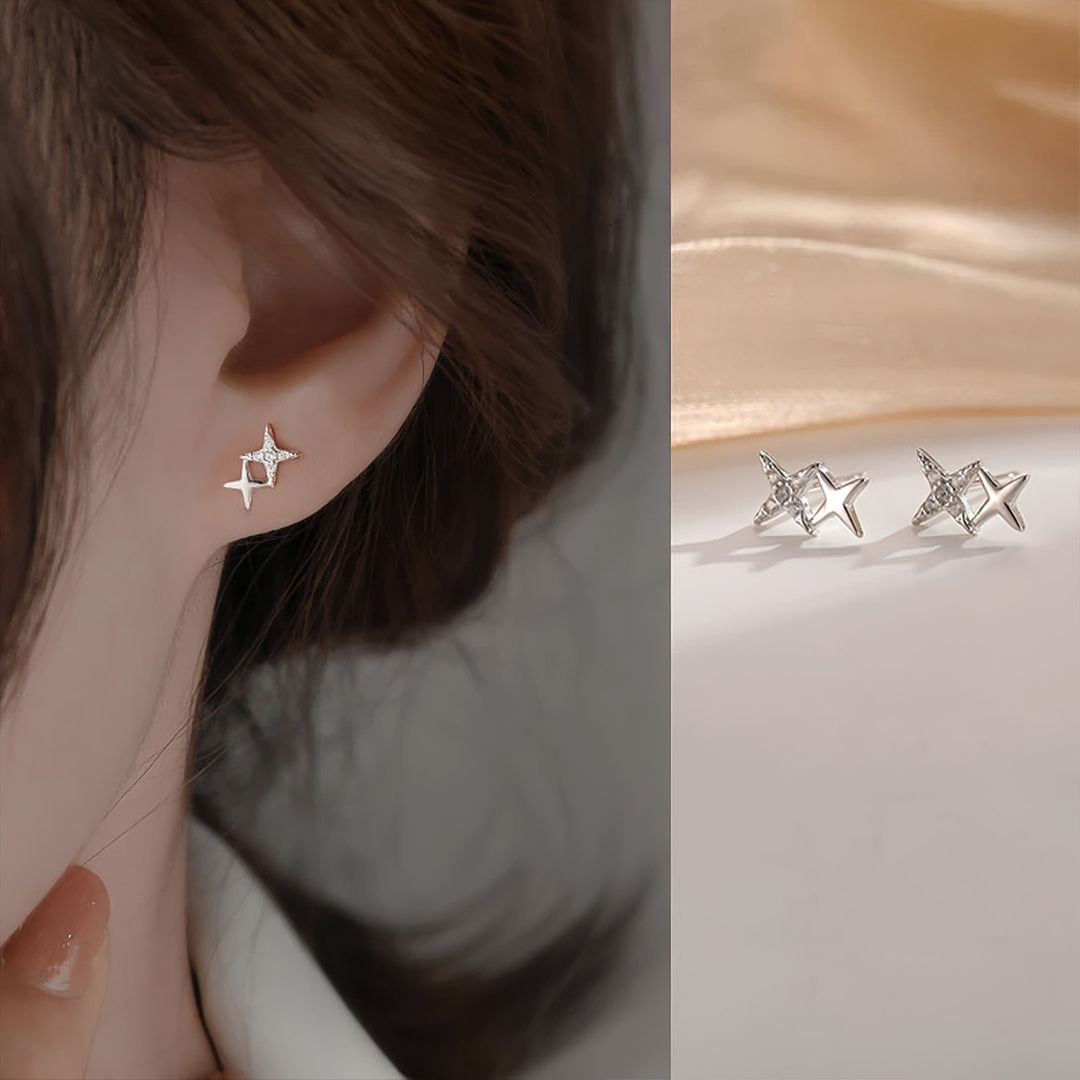 Celestial Duo Studs Earring