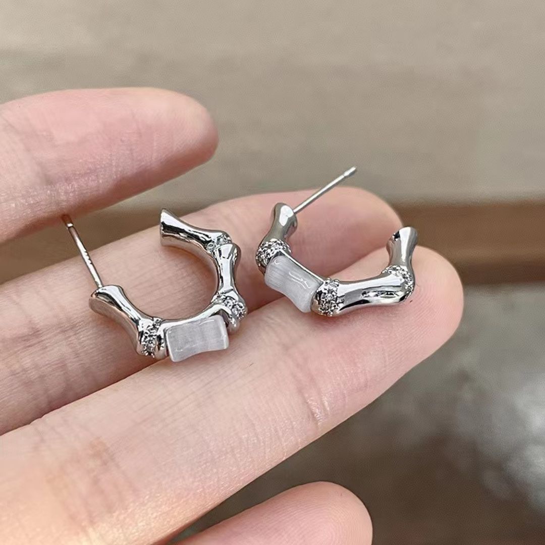 Celeste Sparkle Hoops Earring
