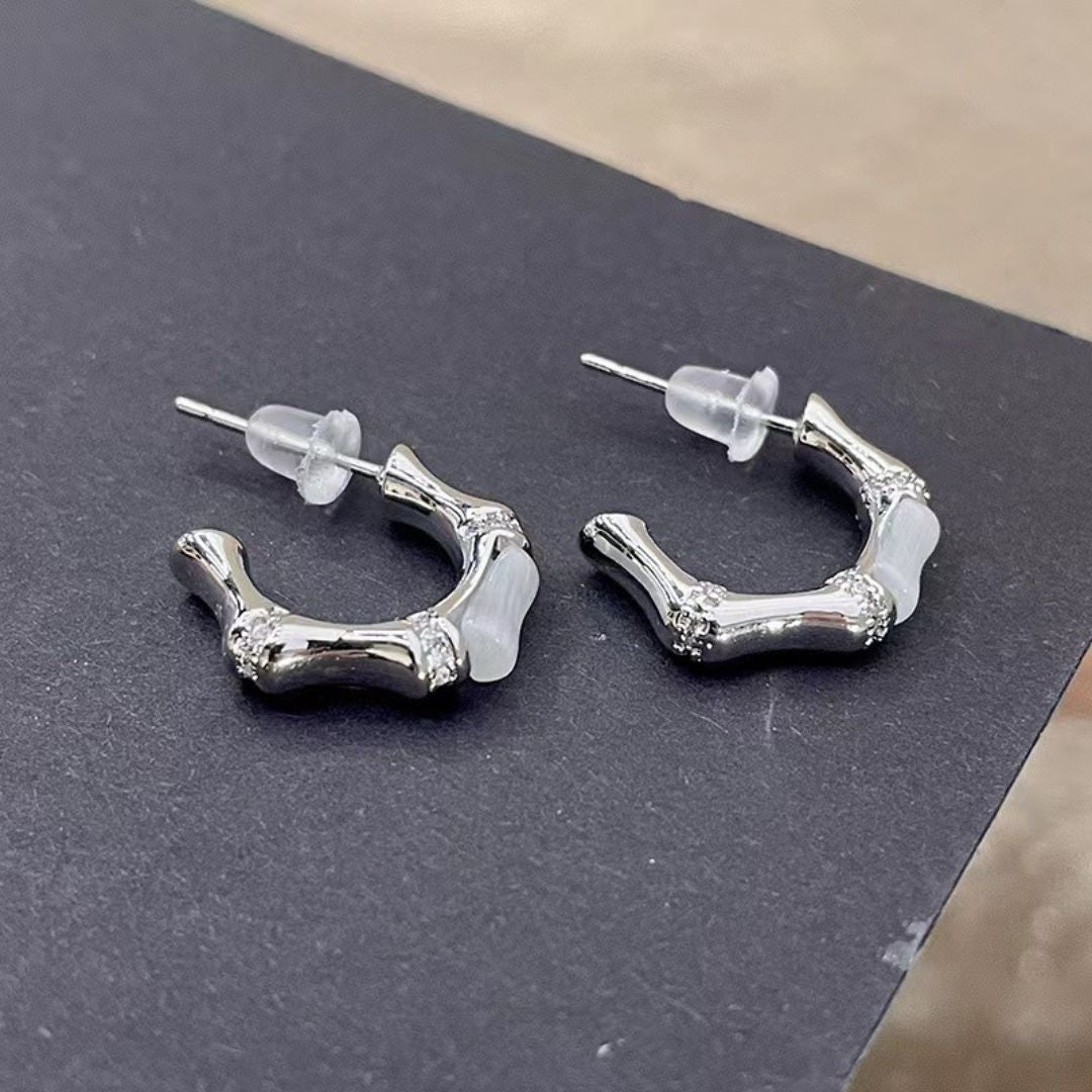Celeste Sparkle Hoops Earring